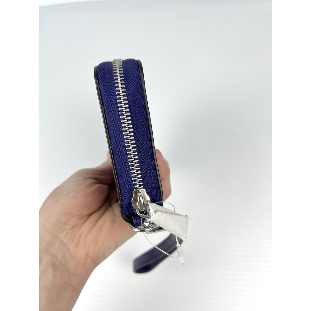 Michael Kors Mercer Smartphone Wristlet Iris‎ Purple Pebbled Leather 32F6SM9E3L - Picture 4 of 10